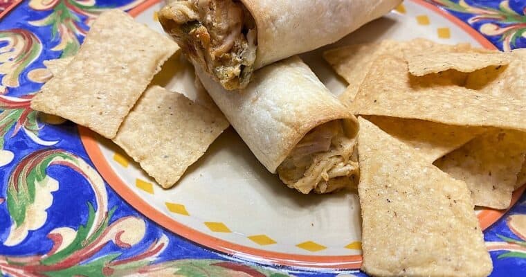Spicy Chicken and Cheese Taquitos