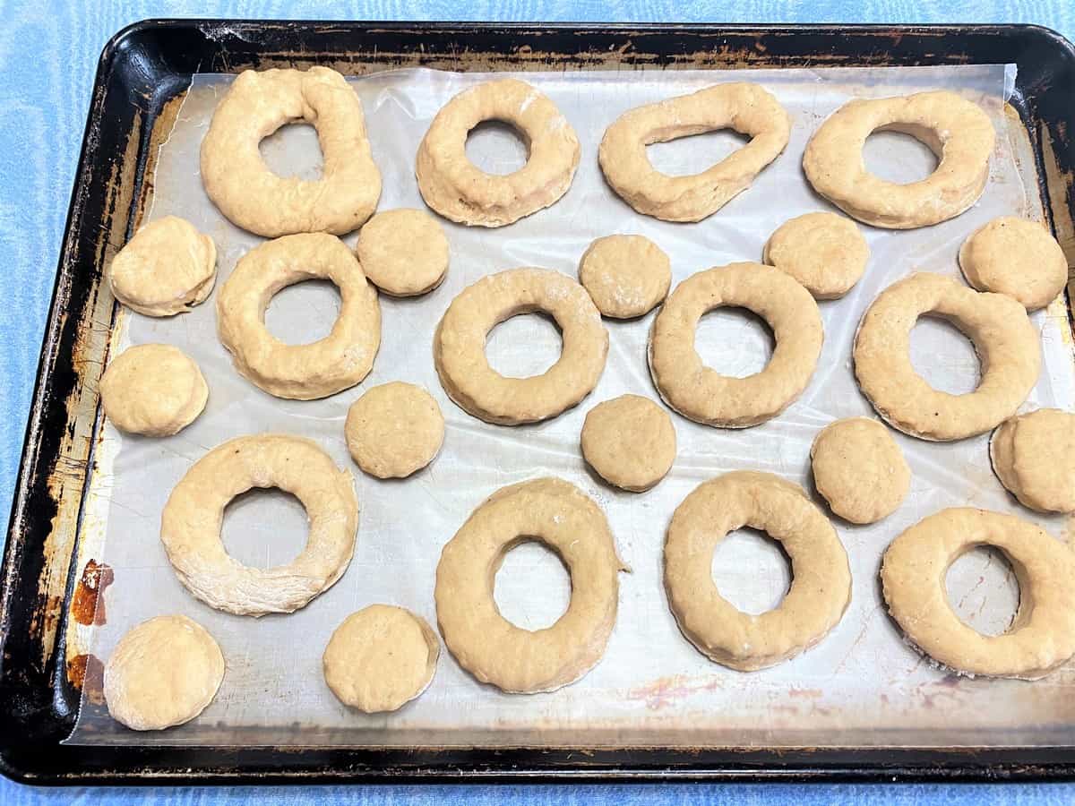 Donuts Ready for Frying