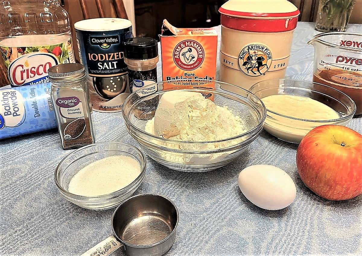 Ingredients for Sourdough Donuts