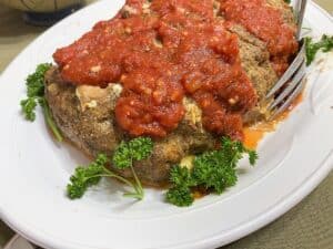 Recipe for Italian Meatloaf with Mozzarella