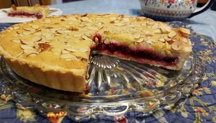 Cranberry Bakewell Tart