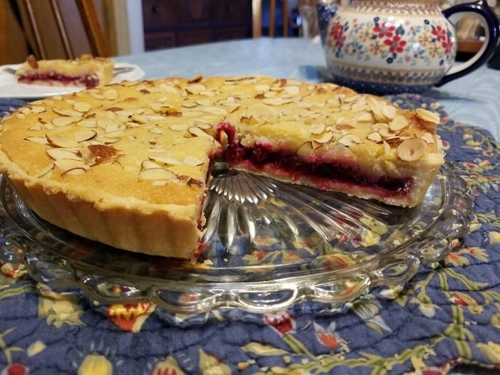 Cranberry Bakewell Tart