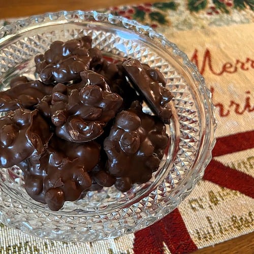 Featured Image - Recipe for Chocolate Nut Clusters