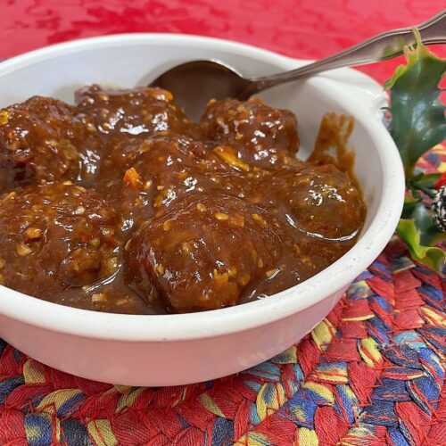 Featured Image - Slow-Cooked Barbecued Meatballs