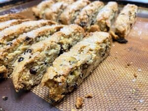 Remove Biscotti from Oven after Second Bake