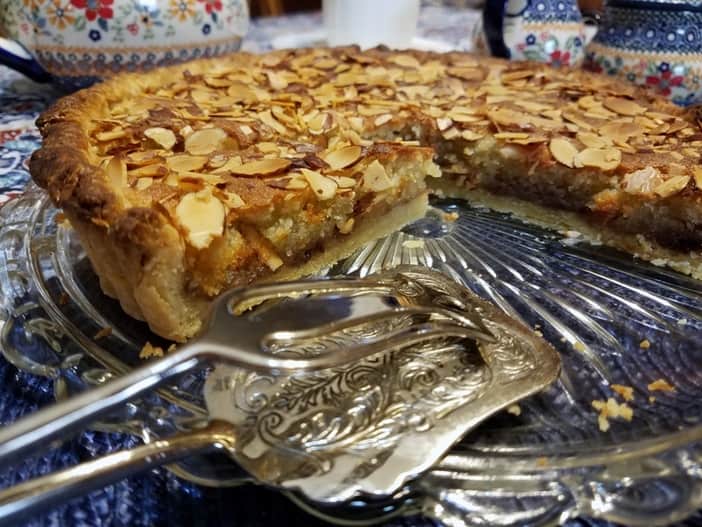 Serve Cranberry Bakewell Tart for a Holiday Gathering or Tea Party