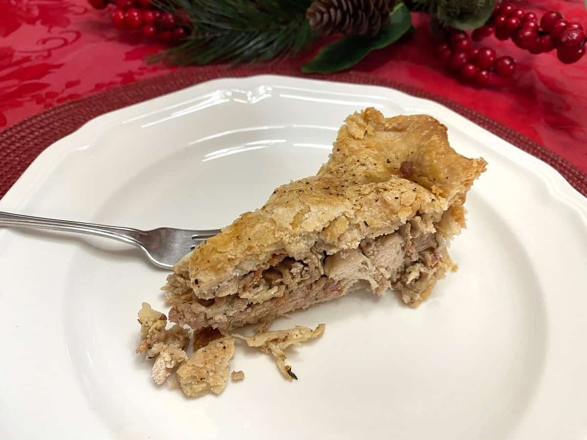 Serve Sausage Chicken Pie with Soup on Christmas Eve