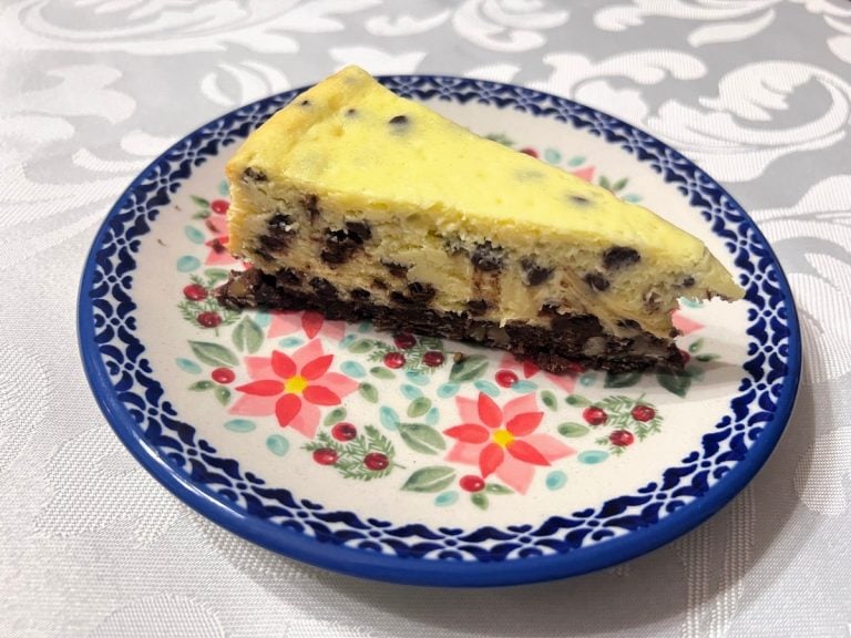 Featured Image - Recipe for Chocolate Chip Cheesecake