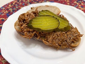 Featured Image - Slow-Cooked Barbecued Pork Sandwiches