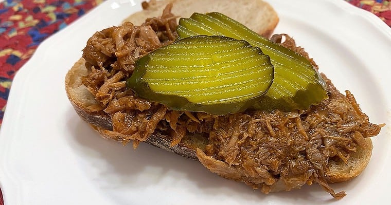 Slow-Cooked Barbecued Pork Sandwiches