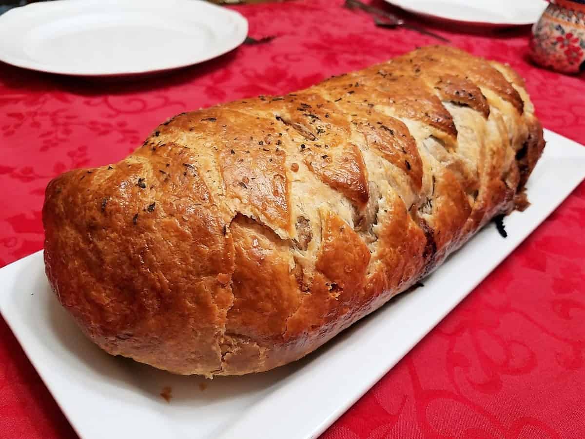 Elk Wellington in Homemade Sourdough Puff Pastry