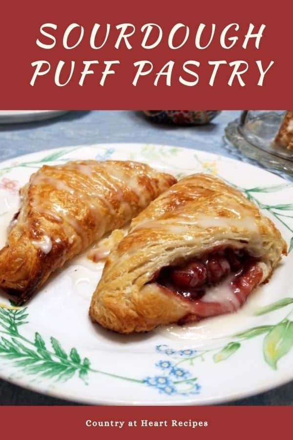 Pinterest Pin - Sourdough Puff Pastry