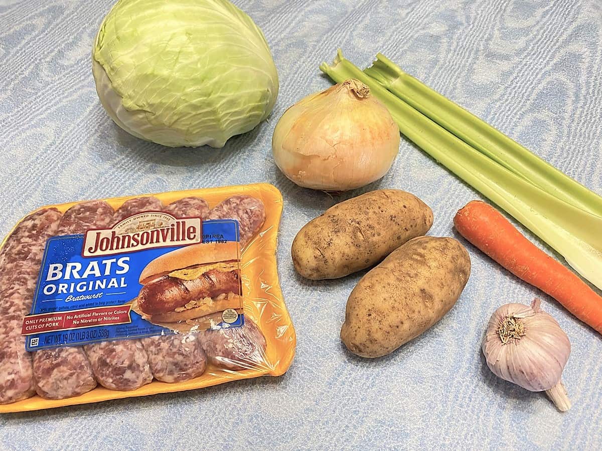 Ingredients for this Cabbage Soup