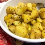 Featured Image - Recipe for Steamed Potatoes with Parsley