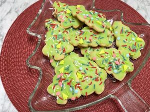 Serve Sugar Cookies on Pretty Platter or Tray