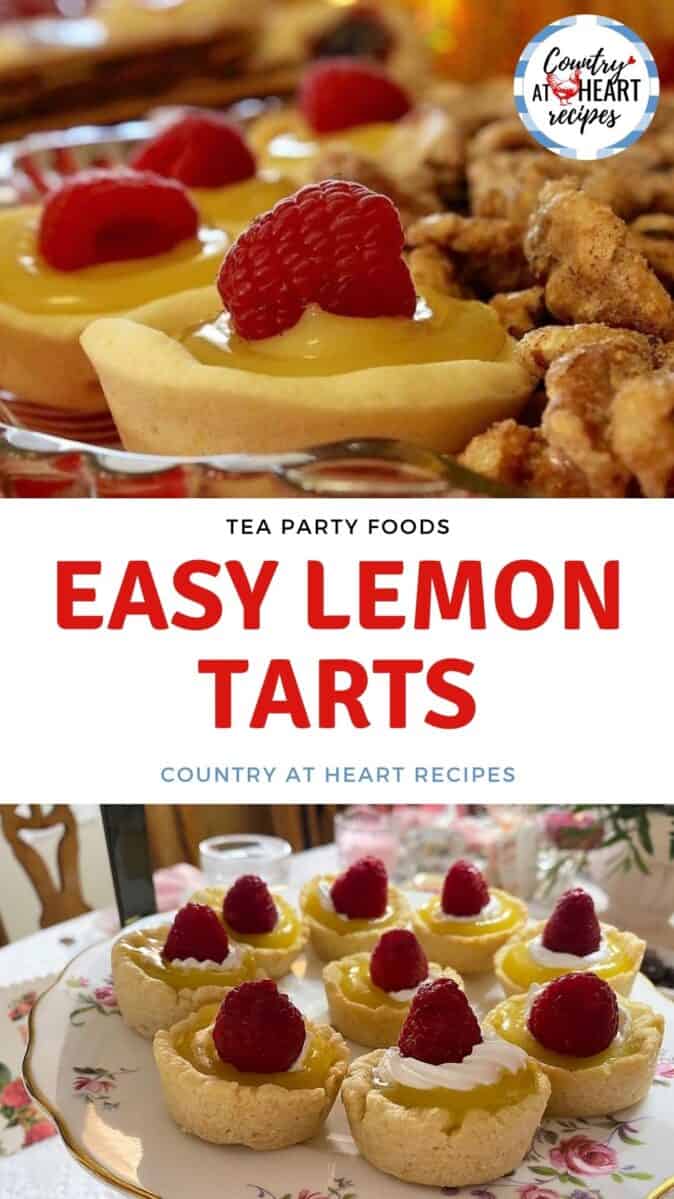 Pinterest Pin - Easy Lemon Tarts