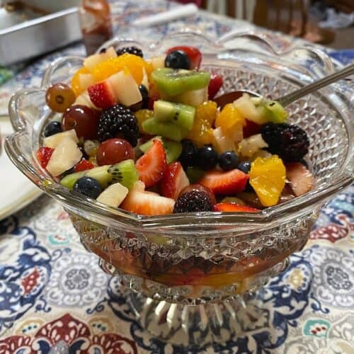 Recipe for Fresh Fruit Cocktail Salad