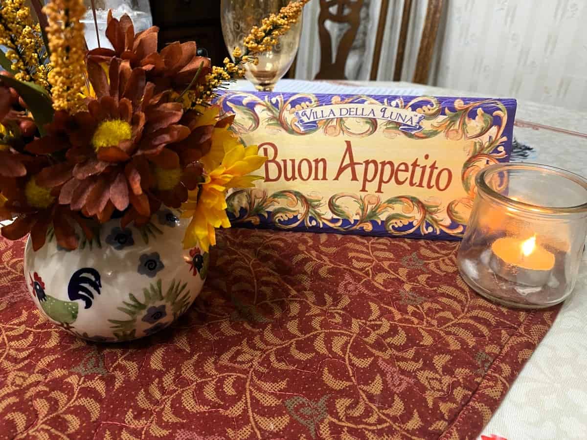 Buon Appetito Sign - Italian American Heritage - 