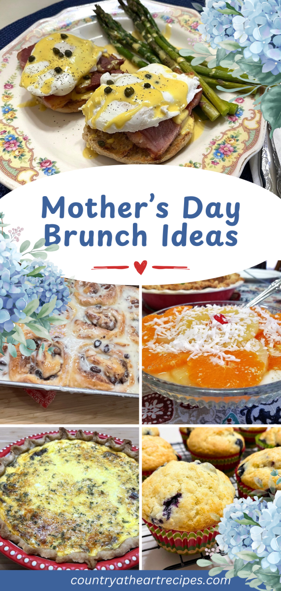 Pinterest Long Pin - Mother's Day Brunch Ideas