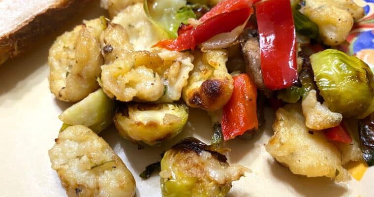 Skillet Gnocchi and Brussels Sprouts