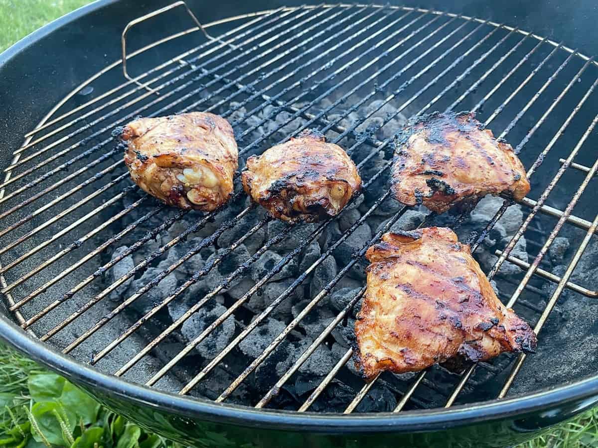 Grill Chicken over Hot Coals