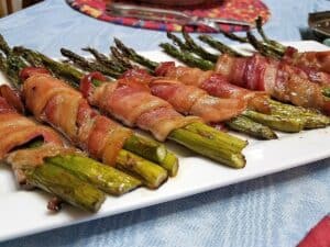 Recipe for Honey Balsamic Bacon-Wrapped Asparagus