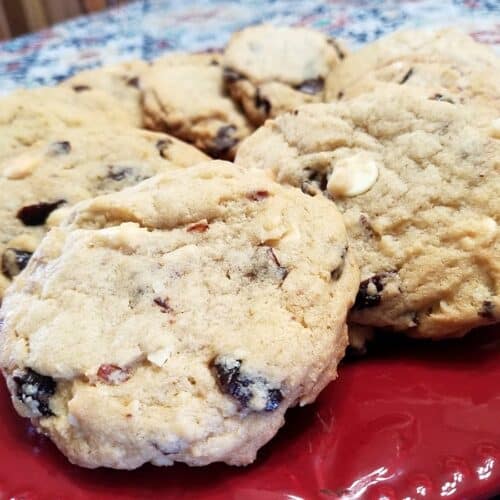 Featured Image - Recipe for White Chocolate Cherry Cookies