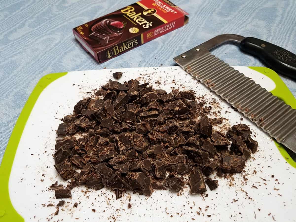 Chopped Baker's Chocolate