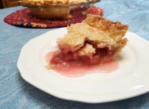 Recipe for Fresh Tart Rhubarb Pie