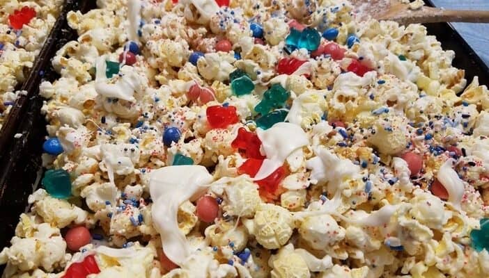 Patriotic Popcorn Snack