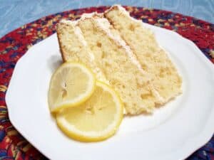 Recipe for Lemon Cake with Lemon Buttercream Frosting