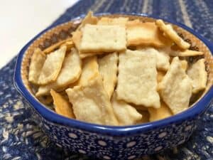 Recipe for Sourdough Cheddar Cheese Crackers