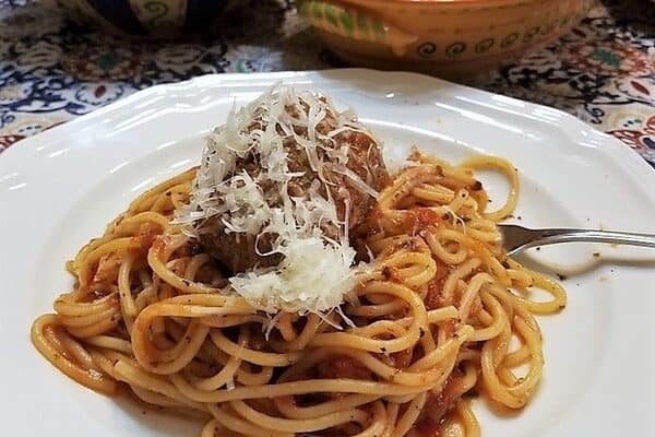 Spaghetti Sauce and Mighty Meatballs