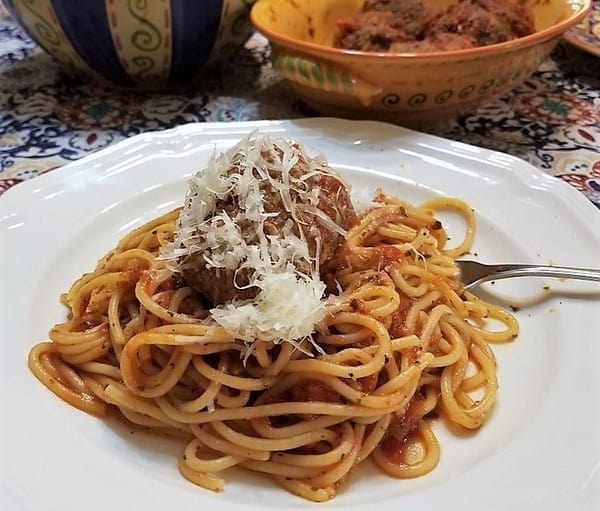 Spaghetti Sauce and Mighty Meatballs