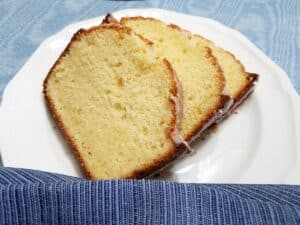 Recipe for Glazed Lemon Pound Cake