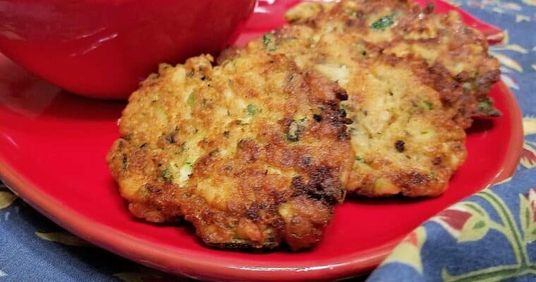 Zucchini Fritters with Ranch Dip