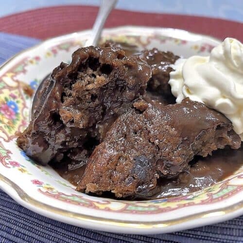 Recipe for Chocolate Brownie Pudding Cake