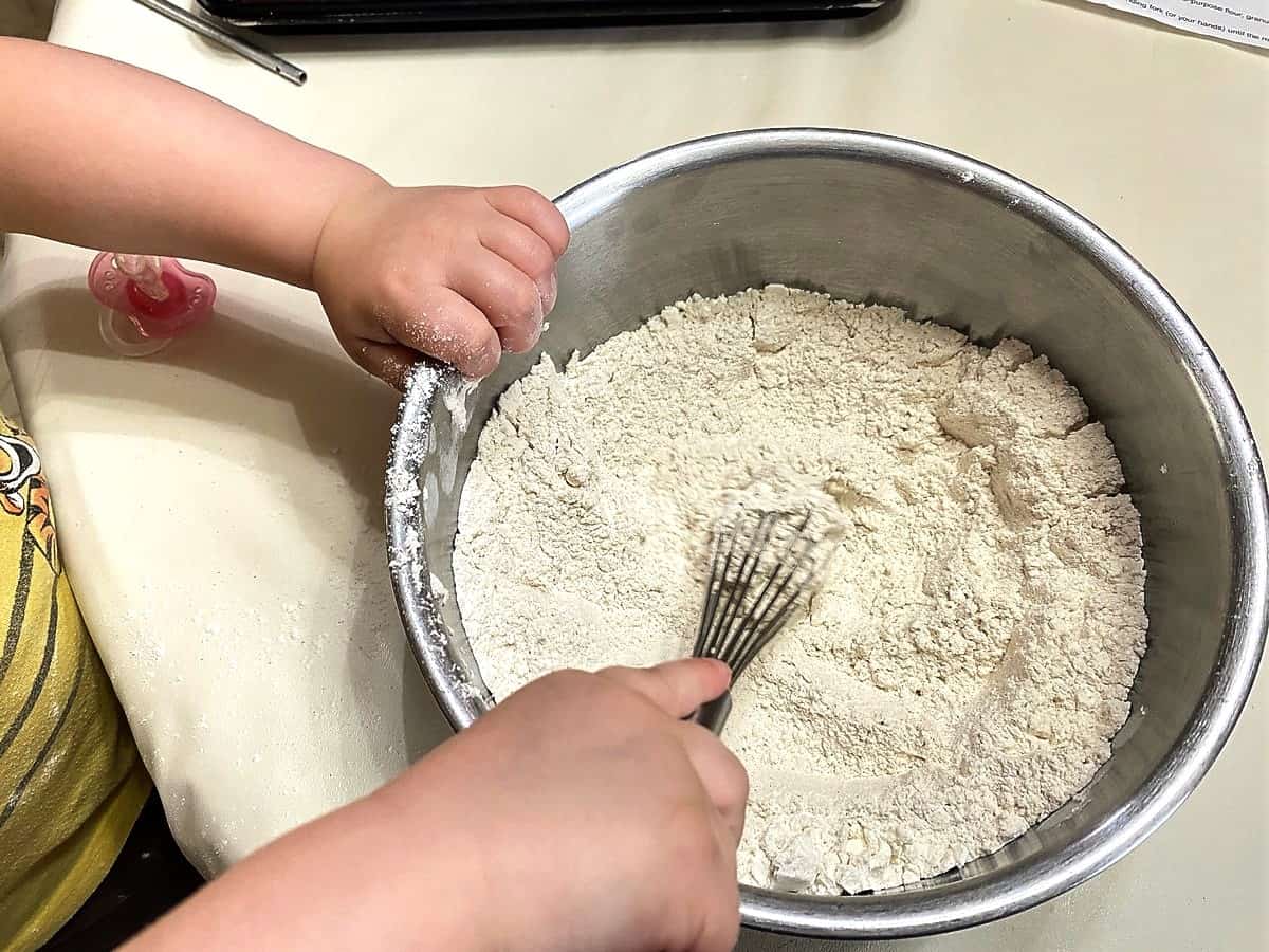 Whisk Dry Ingredients - Great Project for Cooking with Kids