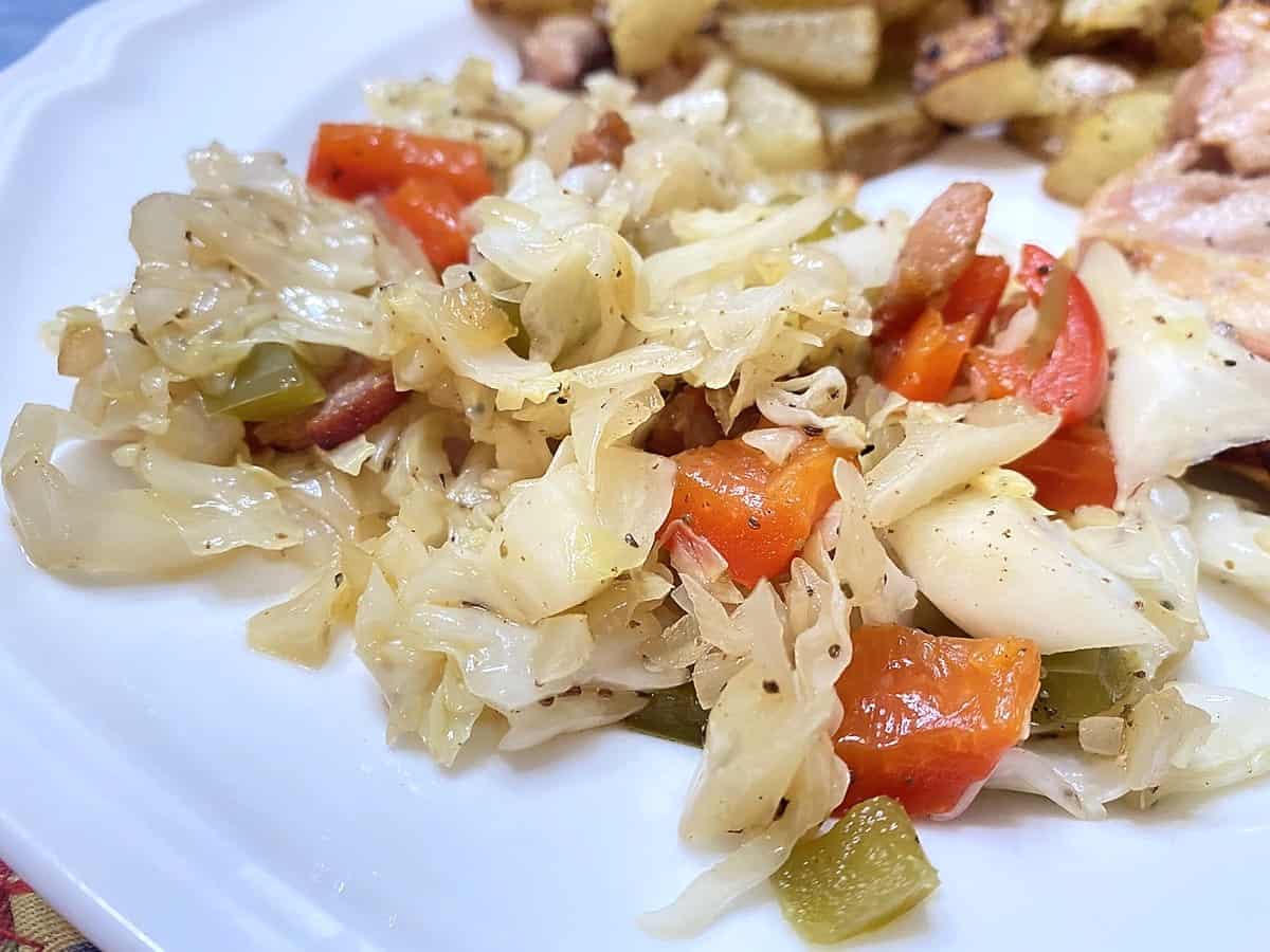 German Cabbage with Bacon