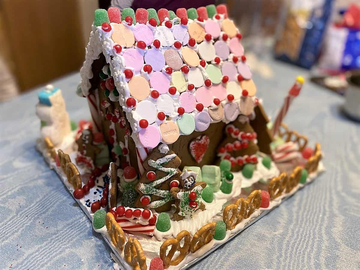 Another Side of the Finished Gingerbread House