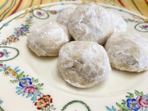 Recipe for Snowball Tea Cookies