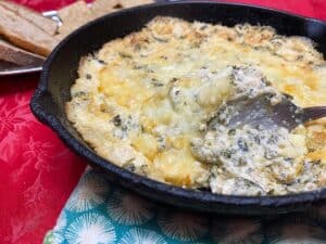 Recipe for Baked Spinach Artichoke Dip