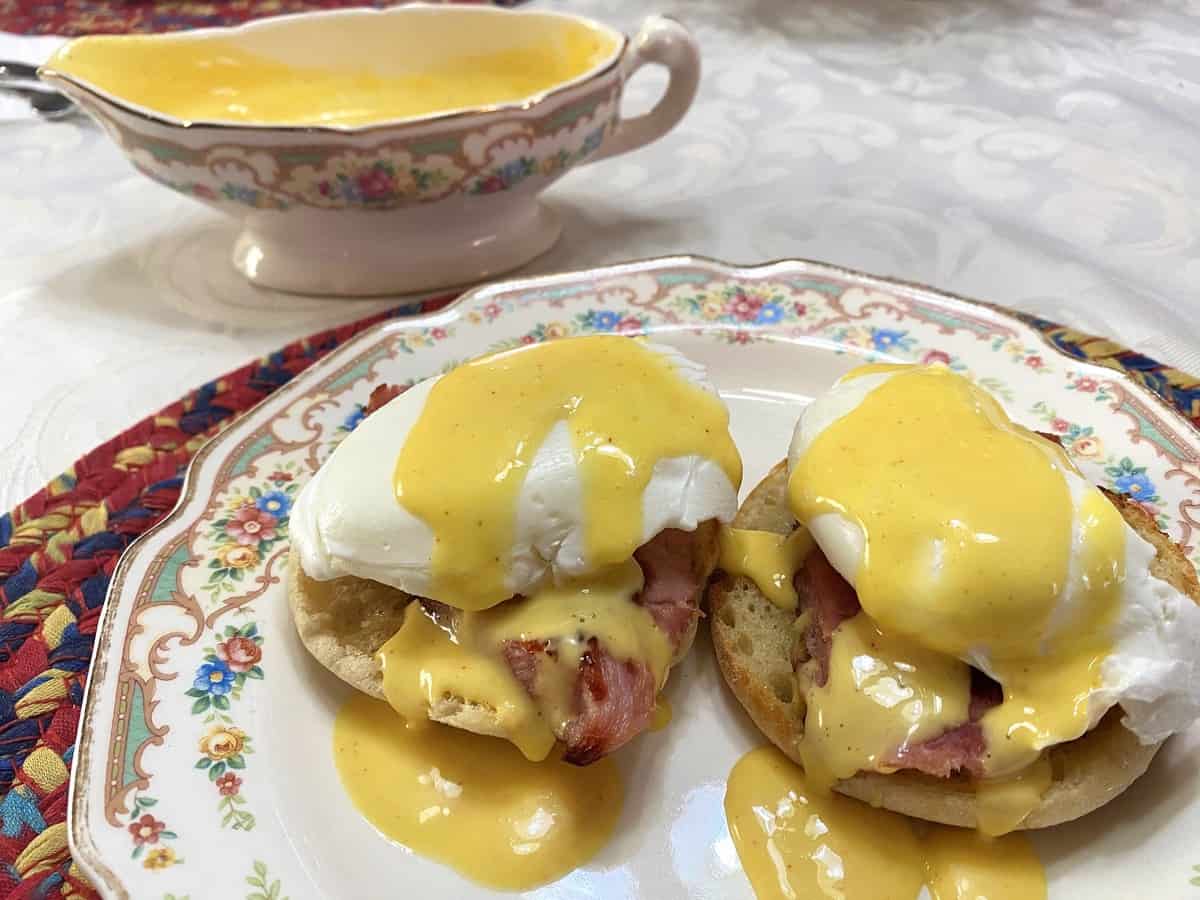 Place Hollandaise Sauce in Creamer or Gravy Boat to Serve