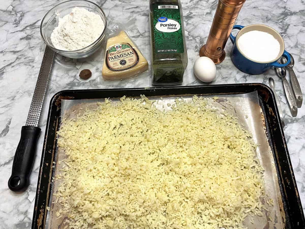 Ingredients to Make Homemade Potato Gnocchi