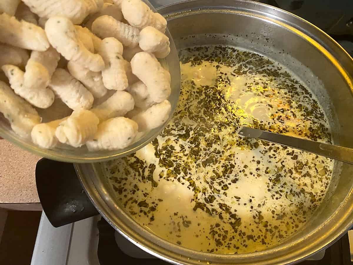 Add Prepared Gnocchi to Soup
