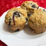 Recipe for Sourdough Blueberry Cinnamon Muffins
