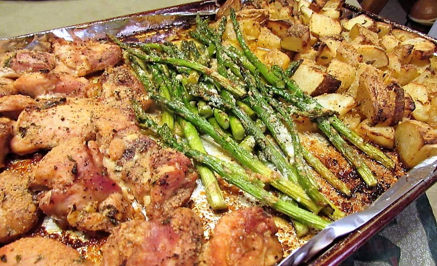 Chicken Sheet Pan Dinner with Asparagus
