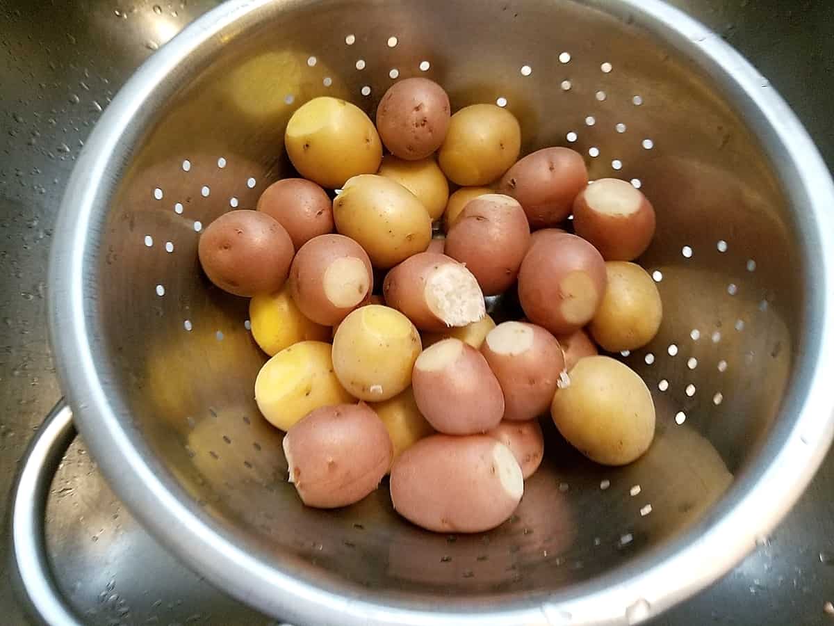 Drain the Boiled Potatoes