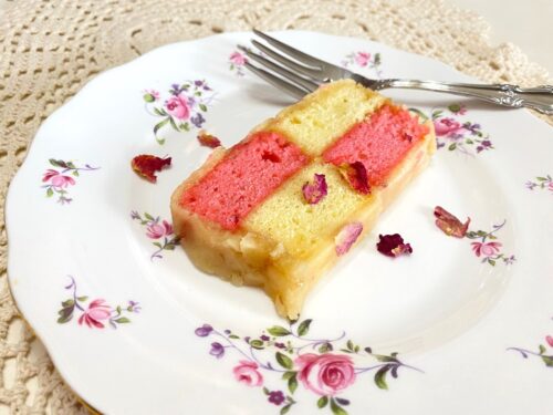 Battenburg Cake with Homemade Marzipan - Country at Heart Recipes