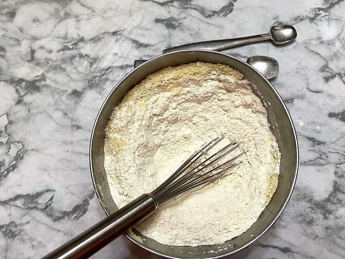 Whisk Together the Flour Ingredients